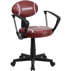 Wholesale Football Swivel Task Office Chair with Arms