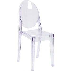 Wholesale Ghost Side Chair in Transparent Crystal
