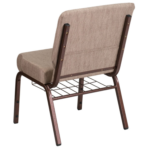 Multipurpose Church Chair Beige Fabric Church Chair