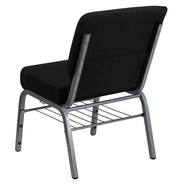 Multipurpose Church Chair Black Fabric Church Chair