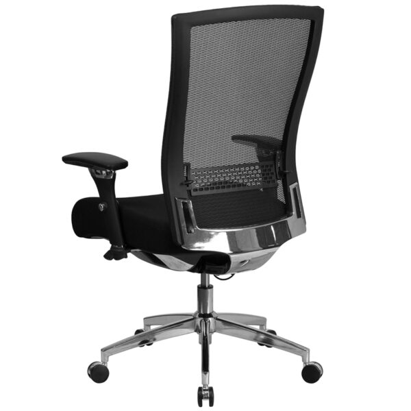 Contemporary 24/7 Multi-Shift Use Office Chair Black 24/7 High Back-300LB