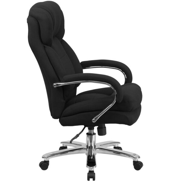 Contemporary 24/7 Multi-Shift Use Office Chair Black 24/7 High Back-500LB