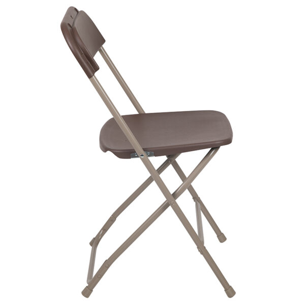 Brown Plastic Folding Chair Brown Plastic Folding Chair