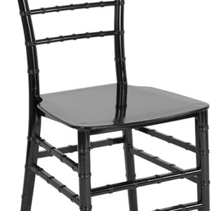 Wholesale HERCULES Series Black Resin Stacking Chiavari Chair