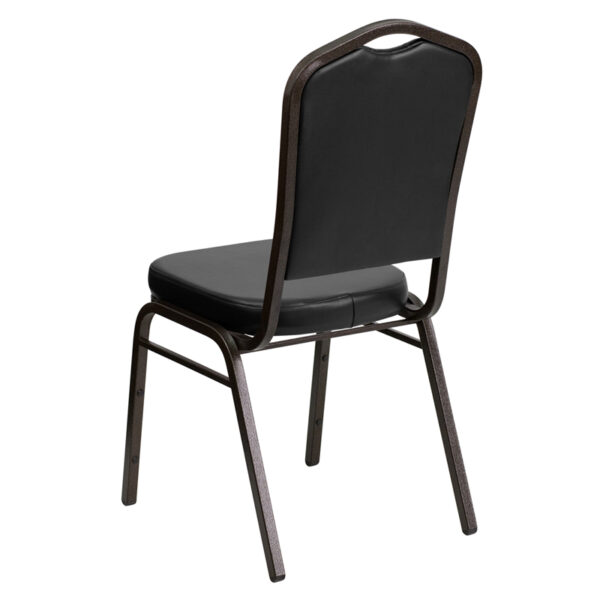 Multipurpose Banquet Chair Black Vinyl Banquet Chair