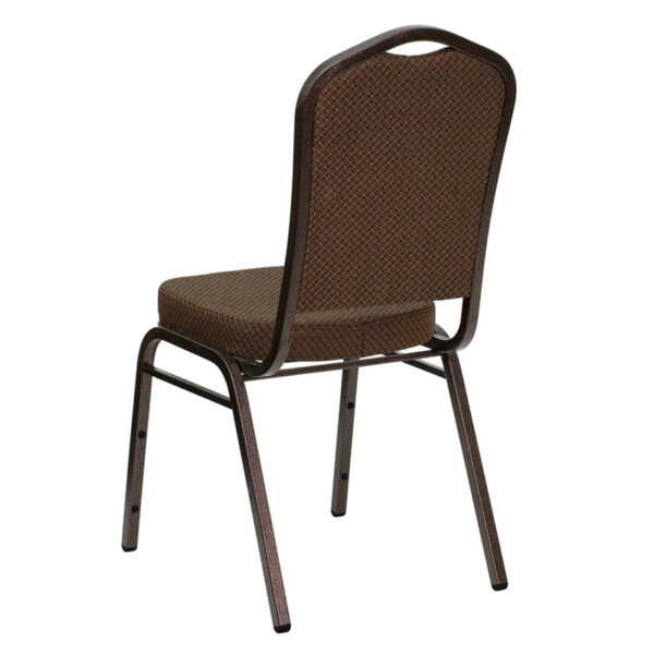Multipurpose Banquet Chair Brown Fabric Banquet Chair