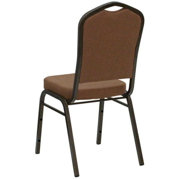 Multipurpose Banquet Chair Coffee Fabric Banquet Chair