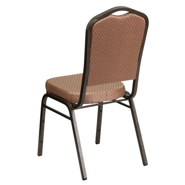 Multipurpose Banquet Chair Gold Fabric Banquet Chair