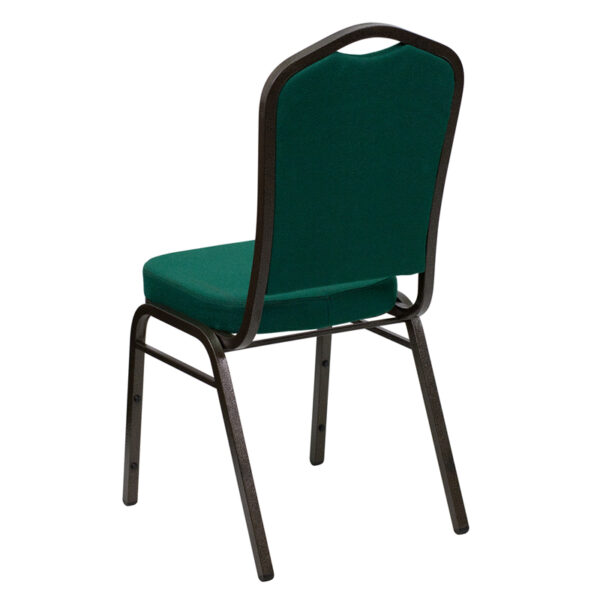 Multipurpose Banquet Chair Green Fabric Banquet Chair