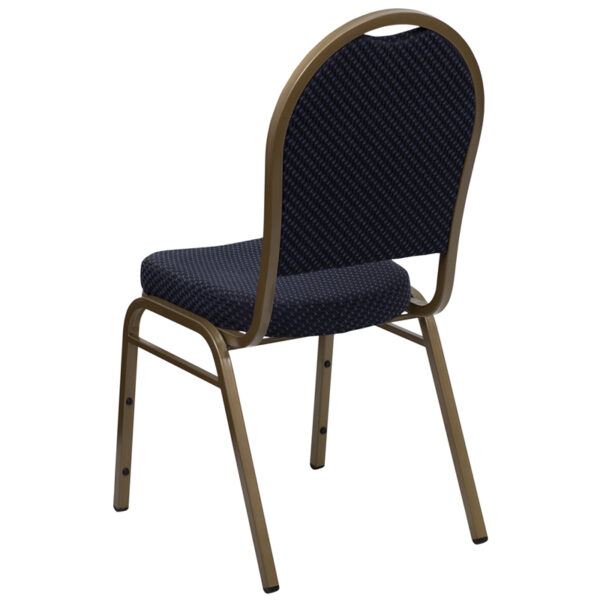 Multipurpose Banquet Chair Navy Fabric Banquet Chair