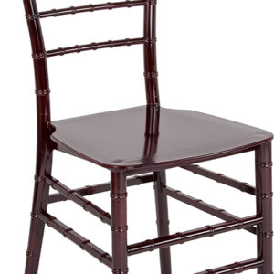 Wholesale HERCULES Series Mahogany Resin Stacking Chiavari Chair