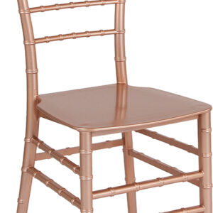 Wholesale HERCULES Series Rose Gold Resin Stacking Chiavari Chair