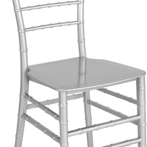 Wholesale HERCULES Series Silver Resin Stacking Chiavari Chair