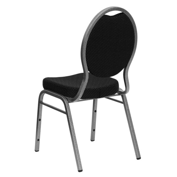Multipurpose Banquet Chair Black Fabric Banquet Chair