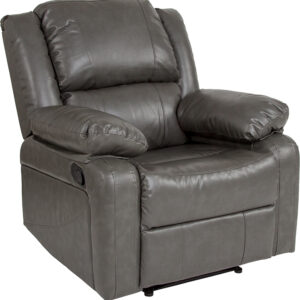 Wholesale Harmony Series Gray Leather Recliner