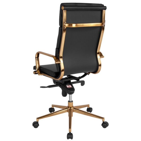 Contemporary Office Chair Black High Back Office Chair