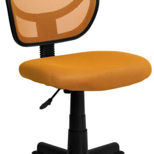 Wholesale Low Back Orange Mesh Swivel Task Office Chair
