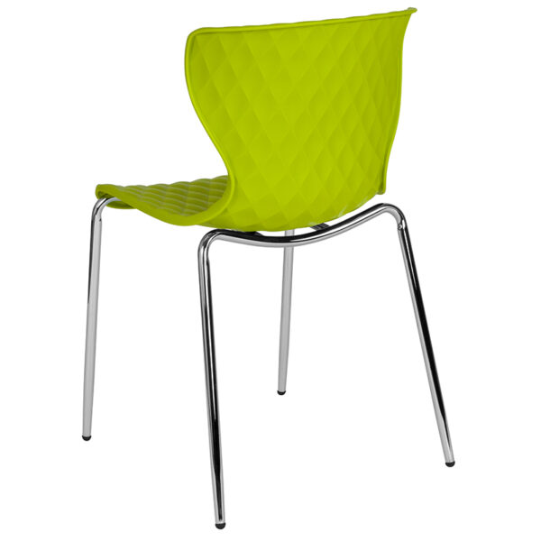 Multipurpose Stack Chair Green Plastic Stack Chair