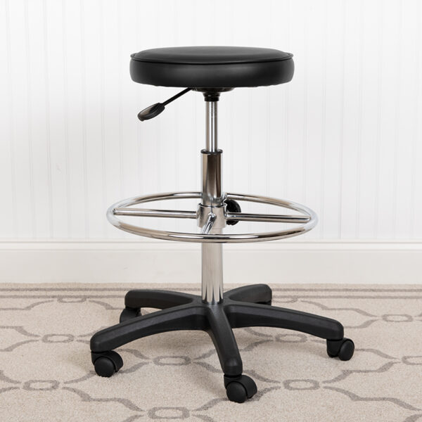Lowest Price Medical Stool | Backless Drafting Stool with Adjustable Foot Ring