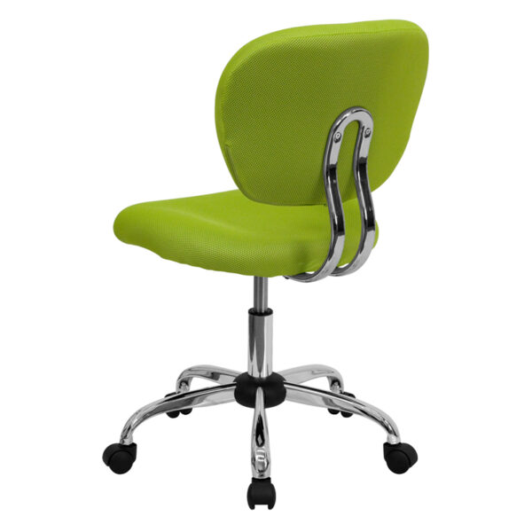 Contemporary Task Office Chair Apple GRN Mid-Back Task Chair