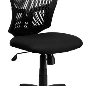 Wholesale Mid-Back Designer Back Swivel Task Office Chair with Fabric Seat