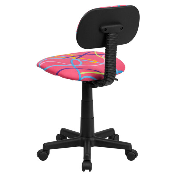 Student Task Chair Multi-Color Low Back Chair