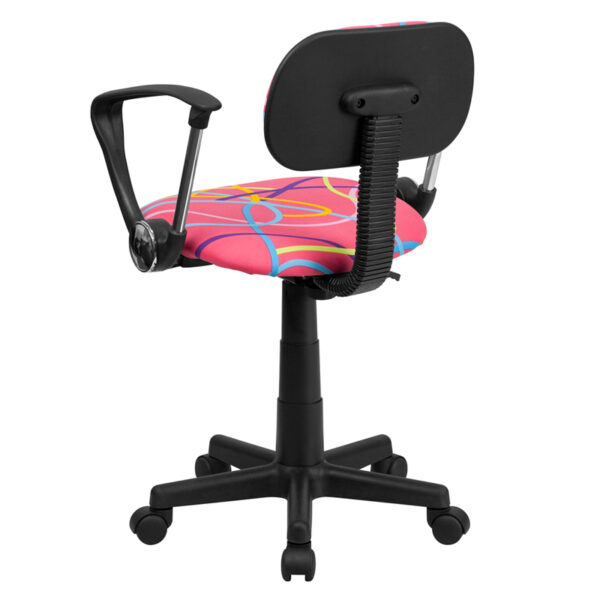 Student Task Chair Multi-Color Low Back Chair