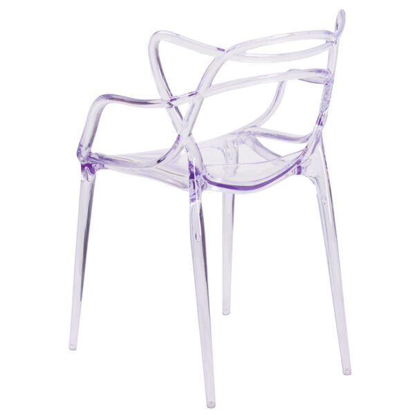 Stackable Accent Chair Clear Stacking Side Chair
