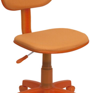 Wholesale Orange Fabric Swivel Task Office Chair