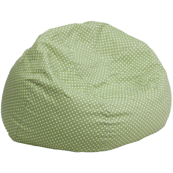 Wholesale Oversized Green Dot Bean Bag Chair
