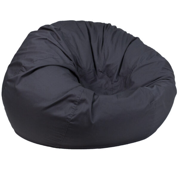 Wholesale Oversized Solid Gray Bean Bag Chair