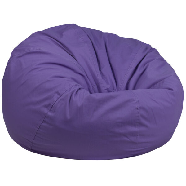 Wholesale Oversized Solid Purple Bean Bag Chair