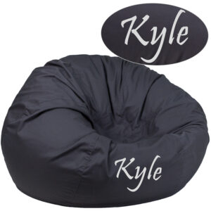 Wholesale Personalized Oversized Solid Gray Bean Bag Chair