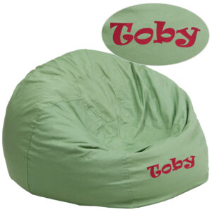 Wholesale Personalized Oversized Solid Green Bean Bag Chair