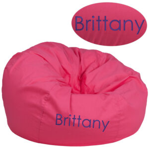 Wholesale Personalized Oversized Solid Hot Pink Bean Bag Chair