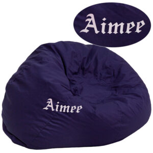 Wholesale Personalized Oversized Solid Navy Blue Bean Bag Chair