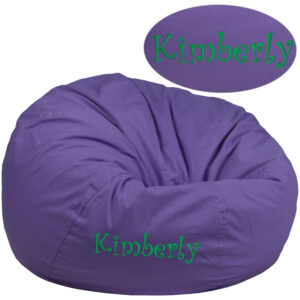 Wholesale Personalized Oversized Solid Purple Bean Bag Chair
