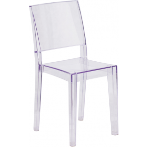 Wholesale Phantom Series Transparent Stacking Side Chair