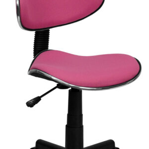 Wholesale Pink Fabric Swivel Ergonomic Task Office Chair