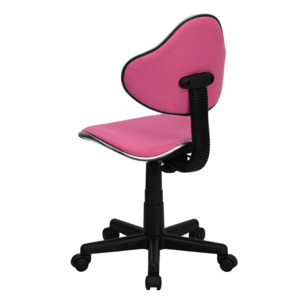 Student Task Chair Pink Low Back Task Chair