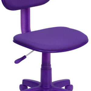 Wholesale Purple Fabric Swivel Task Office Chair