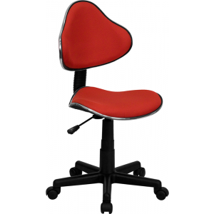 Wholesale Red Fabric Swivel Ergonomic Task Office Chair