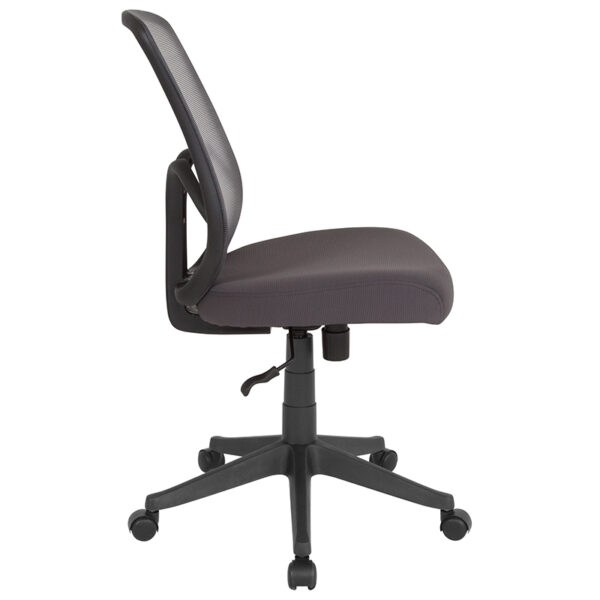 Lowest Price Salerno Series High Back Dark Gray Mesh Office Chair