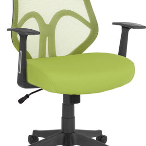Wholesale Salerno Series High Back Green Mesh Office Chair with Arms