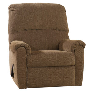 Wholesale Signature Design by Ashley Pranit Wall Hugger Recliner in Walnut Chenille