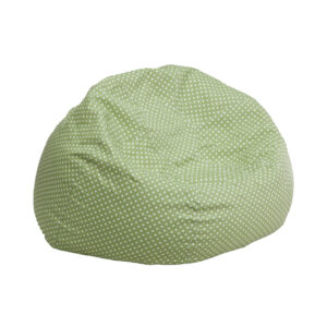 Wholesale Small Green Dot Kids Bean Bag Chair