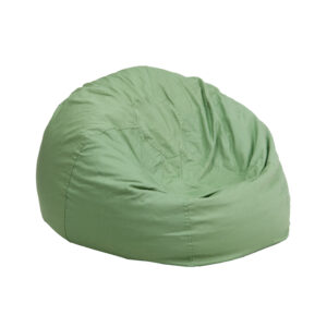 Wholesale Small Solid Green Kids Bean Bag Chair