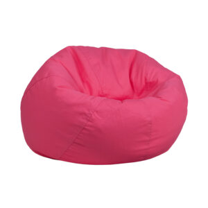 Wholesale Small Solid Hot Pink Kids Bean Bag Chair
