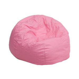 Wholesale Small Solid Light Pink Kids Bean Bag Chair