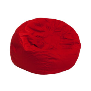 Wholesale Small Solid Red Kids Bean Bag Chair